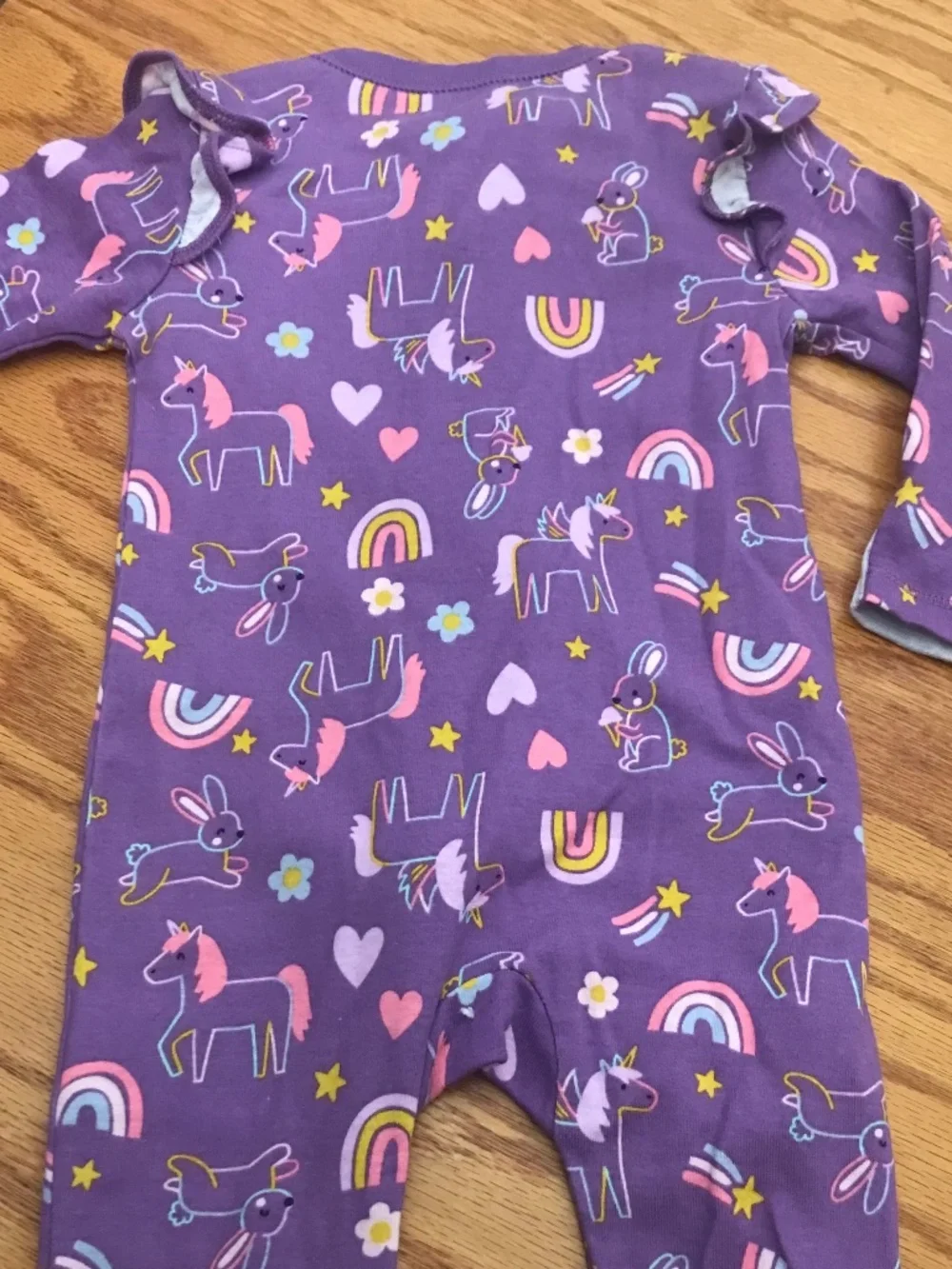 OLD NAVY 100% COTTON BABY GIRL SLEEPERS SIZE 6-9